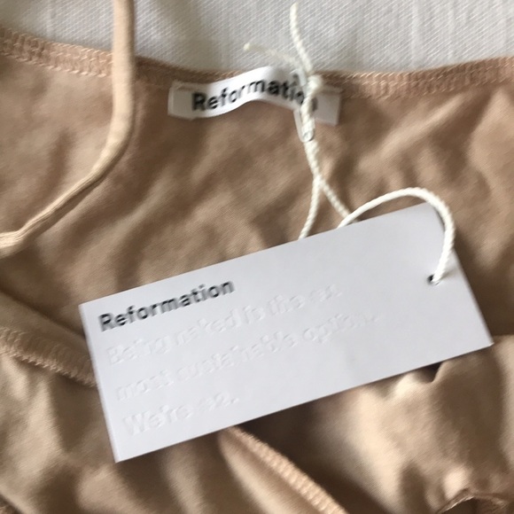 Reformation Tehmina top sand new with tags - Picture 8 of 9